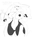 anthro big_breasts big_thighs breasts canine clothing delphox dialogue exxy female fluffy fox fur johnithanial mammal mature_female nintendo pok&eacute;mon pok&eacute;mon_(species) pussy solo video_games 