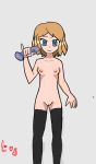 breasts female fenefell hair human human_only mammal nintendo not_furry nude pok&eacute;mon pussy serena_(pok&eacute;mon) solo video_games 