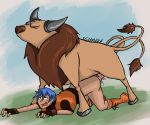  bestiality bovine duo feral human human_on_feral interspecies male male/male mammal nintendo pok&eacute;mon pok&eacute;mon_(species) pok&eacute;mon_trainer pok&eacute;philia scapewolf sex tauros trainer video_games wolfie 