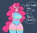  2015 anthro anthrofied big_breasts breasts earth_pony english_text equine female friendship_is_magic horse huge_breasts hugtastic_pinkie_pie mammal my_little_pony pinkie_pie_(mlp) pony solo somescrub text 
