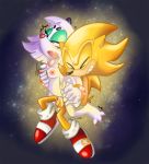  2018 anthro balls barefoot fan_(disambiguation) fan_character female geekoflimn invalid_tag male male/female mostly_nude penis pocky_the_shiba_inu pussy sex sonic_(series) sonic_the_hedgehog super_sonic 