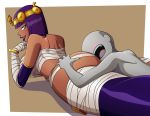  1girl ass dark_skin menat street_fighter 