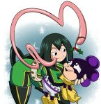  1boy 1girl asui_tsuyu boku_no_hero_academia jinu mineta_minoru 