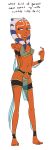  ahsoka_tano alien barefoot blue_eyes breasts clone_wars clothed clothing dialogue english_text eyelashes facial_markings feet female full-length_portrait head_tails humanoid humanoid_feet humanoid_hands loincloth looking_away markings nipples not_furry orange_skin portrait pussy sheer_clothing simple_background skimpy skinny solo standing star_wars text togruta tourbillon translucent transparent_clothing white_background 