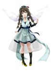  dress fujisaki_ribbon heels tagme wings 