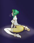  1girl ass blush boots breasts clothed cum cum_on_hair elincia_ridell_crimea facial fire_emblem fire_emblem:_akatsuki_no_megami fire_emblem:_souen_no_kiseki green_hair intelligent_systems nintendo orange_eyes pointsxt thighhighs 