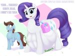  augustbebel digestion equine friendship_is_magic horn horse mammal my_little_pony pony rarity_(mlp) simple_background stomach_noises unicorn vore white_background 
