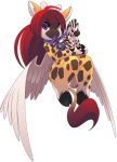  2018 alpha_channel digital_media_(artwork) equine feathered_wings feathers giraffe hair hooves mammal phation plushie purple_eyes red_hair simple_background smile transparent_background wings zebra 