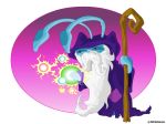  4_ears abstract_background aisha_(neopets) anthro beard blue_fur clothed clothing digital_media_(artwork) facial_hair feline fur hegred_aishann hood magic magic_user male mammal multi_ear neopets official_art robe simple_background solo unknown_artist 