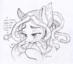  2018 dialogue dilarus english_text equine fangs female friendship_is_magic gorgon horse mammal monochrome my_little_pony pony reptile scalie sketch snake text tree_hugger_(mlp) 