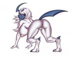  absol all_fours anthro anus autumm_airwave big_breasts breasts butt female huge_breasts looking_back nintendo nipples nude pok&eacute;mon pok&eacute;mon_(species) pussy smile solo thick_thighs video_games voluptuous 
