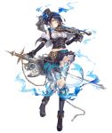  alice_(sinoalice) black_hair boots bow_(instrument) corset elbow_gloves eyebrows_visible_through_hair frilled_skirt frills full_body gloves gold_trim hair_ribbon hat instrument ji_no looking_at_viewer midriff official_art puffy_sleeves red_eyes ribbon sinoalice skirt solo standing standing_on_one_leg tattoo top_hat transparent_background violin 