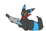  ambiguous_gender animal_genitalia animal_penis balls bargglesnatch-x1 blue_penis canine_penis disembodied_hand eeveelution erection feral male male/ambiguous mammal nintendo pawpads penis penis_grab pok&eacute;mon pok&eacute;mon_(species) scarf sheath shiny_pok&eacute;mon simple_background solo solo_focus umbreon video_games yellow_eyes 