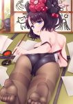  ass fate/grand_order feet katsushika_hokusai_(fate/grand_order) pantyhose yukina_(black0312) 