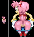  2011 amy_rose anus female is_(artist) mammal pixel pussy sonic_(series) 