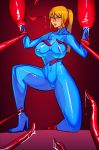  bodysuit breasts covered_navel erect_nipples imminent_rape metroid samus_aran skin_tight tagme tentacle zero_suit zxc 