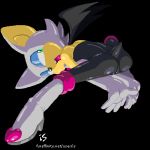  butt camel_toe female green_eyes is_(artist) mammal pussy rouge_the_bat solo sonic_(series) 