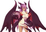  animal_ears bangs bare_shoulders claws closed_mouth commission cowboy_shot cyzir_visheen dragon_horns dragon_tail dragon_wings eyebrows_visible_through_hair gold_teeth hair_between_eyes heart horns jabberwock_(monster_girl_encyclopedia) long_hair looking_at_viewer monster_girl_encyclopedia multicolored_hair purple_hair red_eyes ribbed_sweater smile solo standing streaked_hair sweater sweater_vest tail tentacles transparent_background very_long_hair wings 