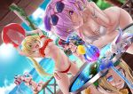  :d ;) abigail_williams_(fate/grand_order) arm_support arm_up arms_up ball bangs bare_arms bare_legs bare_shoulders barefoot beach beachball bendy_straw bikini black_bikini blonde_hair blue_eyes blue_hawaii blue_sky blush bow bracelet breasts cleavage closed_eyes closed_mouth cloud collarbone crazy_straw creature crossed_legs cup day drink drinking_glass drinking_straw dutch_angle eyebrows_visible_through_hair eyewear_on_head fate/extra fate/grand_order fate_(series) flower food fou_(fate/grand_order) glass_table green_eyes hair_between_eyes hair_flower hair_intakes hair_ornament hair_over_one_eye halter_top halterneck hand_in_hair heart_straw highres holding holding_ball holding_food horizon horns jewelry katsushika_hokusai_(fate/grand_order) large_breasts layered_bikini leaning_forward long_hair mash_kyrielight md5_mismatch multicolored multicolored_bikini multicolored_clothes multiple_girls navel nero_claudius_(fate) nero_claudius_(fate)_(all) ocean one_eye_closed oni oni_horns open_mouth orange_bow orange_flower outdoors palm_tree parted_bangs popsicle purple_eyes purple_flower purple_hair railing red-framed_eyewear red_bikini red_eyes red_flower sand sarujie_(broken_monky) seashell shell short_hair side-tie_bikini side_ponytail sidelocks silver_hair sitting sky small_breasts smile starfish striped striped_bikini sunglasses sunlight sweat swimsuit table thigh_gap tomoe_gozen_(fate/grand_order) tongue tongue_out transparent tree under_table underboob very_long_hair water white_bikini 