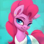  2018 bedroom_eyes clothed clothed_feral clothing digital_media_(artwork) earth_pony equine female feral friendship_is_magic hair half-closed_eyes horse long_hair looking_at_viewer mammal my_little_pony pink_hair pinkie_pie_(mlp) pony rodrigues404 seductive smile solo 