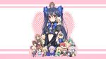  blanc chibi choujigen_game_neptune neptune noire thighhighs wallpaper 