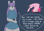  2015 anthro breasts clothed clothing duo earth_pony english_text equine female friendship_is_magic horse hugtastic_pinkie_pie mammal maud_pie_(mlp) my_little_pony pinkie_pie_(mlp) pony somescrub text 