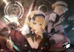  1girl artist_name beret blonde_hair blue_eyes blue_ribbon bracelet candy chin_rest chocolate claws dutch_angle emblem evil_smile fingernails food half-closed_eyes hand_on_own_chin hansel_and_gretel hat hat_ribbon head_rest jewelry kagamine_len kagamine_rin kneehighs looking_at_viewer lying macaron muffin on_stomach oven oversized_food pocky profile rahwia ribbon sailor_collar sharp_fingernails short_hair short_ponytail shorts sitting smile socks sprinkles thighhighs treble_clef vocaloid when_you_see_it window zettai_ryouiki 