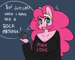  2015 anthro anthrofied digital_media_(artwork) earth_pony english_text equine female friendship_is_magic horse hugtastic_pinkie_pie mammal my_little_pony pinkie_pie_(mlp) pony solo somescrub text 