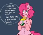  2015 anthro anthrofied big_breasts breasts digital_media_(artwork) earth_pony english_text equine female friendship_is_magic horse hugtastic_pinkie_pie mammal my_little_pony pinkie_pie_(mlp) pony solo somescrub text 