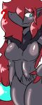  anthro anthrofied badassbaal breasts canine chest_tuft female fur hair hi_res mammal nintendo pok&eacute;mon pok&eacute;mon_(species) pok&eacute;morph simple_background solo thick_thighs tuft video_games zoroark 