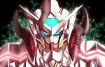  armor commentary_request fate/grand_order fate_(series) gundam gundam_00 gundam_exia highres mecha mordred_(fate) mordred_(fate)_(all) no_humans parody 