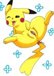  anus butt cleft_tail clitoris female feral fur imaranx looking_at_viewer nintendo one_eye_closed open_mouth pikachu pok&eacute;mon pok&eacute;mon_(species) pussy smile solo tongue video_games yellow_fur 