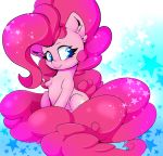  2018 absurd_res blue_eyes cute cutie_mark digital_media_(artwork) earth_pony equine female feral friendship_is_magic hair hi_res horse long_hair looking_at_viewer madacon mammal my_little_pony pink_hair pinkie_pie_(mlp) pony smile solo 