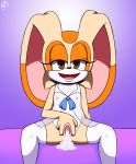  after_sex anthro brown_eyes clothing cream_the_rabbit cub cum cum_from_pussy cum_inside cum_pool dr._chaos eyelashes female flat_chested half-closed_eyes lagomorph legwear looking_at_viewer mammal nipples open_mouth pussy rabbit sheer_clothing simple_background sitting smile solo sonic_(series) spread_pussy spreading stockings translucent transparent_clothing young 