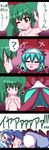  4koma ? akabashi_yuusuke blush comic hangover highres kagiyama_hina kisume multiple_girls nude object_on_head panties panties_on_head ruined_for_marriage tatara_kogasa touhou translated underwear white_panties 