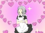  grand_chase grey_hair lass maid male_focus moe_moe_kyun! otoko_no_ko solo 