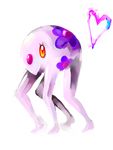  legs munna no_humans pink pokemon pokemon_(creature) pokemon_(game) pokemon_bw red_eyes what 