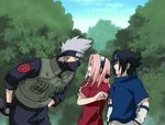  1girl haruno_sakura hatake_kakashi lowres naruto naruto_(series) screencap uchiha_sasuke 