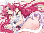  :o animal_ears ass blush body_blush bow bowtie breasts cat_ears cat_tail cleavage code_geass euphemia_li_britannia frills hair_ornament halftone halftone_background kurimomo large_breasts legs long_hair looking_at_viewer pink_hair purple_eyes solo tail 