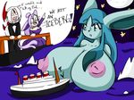  anthro big_breasts breasts eeveelution espeon female glaceon huge_breasts ice macro male nintendo nipples pok&#233;mon pokemon sea ship titanic video_games water what 