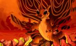  2019 alien alternate_form black_eyes brokk brown_claws brown_nose claws digital_drawing_(artwork) digital_media_(artwork) disney experiment_(species) lilo_and_stitch orange_body orange_theme solo standing yang_(lilo_&amp;_stitch) 