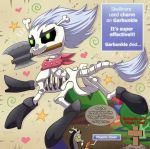  &lt;3 2018 animated_skeleton axe bone discord_(mlp) draconequus english_text feathers female friendship_is_magic grave green_eyes male melee_weapon my_little_pony phoenix_down skeleton skellinore_(mlp) text undead vavacung weapon 