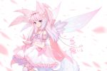  animal_ears bands bow bug butterfly cherry_blossoms commission dress fairy_wings frilled_dress frills gloves gradient_hair insect lavender_hair long_hair looking_at_viewer multicolored_hair original pink_hair purple_eyes runastark smile tail wings 