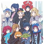  :d :o animal_hood aqua_eyes ayasaka bangs black_coat black_hair black_jacket blonde_hair blue_coat blue_eyes blue_hair blue_jacket blush braid brown_hair clenched_hands crab_hood crown_braid fish_hood grey_hair grey_jacket grin group_picture hair_rings hands_up holding holding_stuffed_animal hood jacket kunikida_hanamaru kurosawa_dia kurosawa_ruby long_hair long_sleeves looking_at_viewer love_live! love_live!_sunshine!! matsuura_kanan mole mole_under_mouth mountain_hood multiple_girls ohara_mari open_mouth orange_hair penguin_hood ponytail purple_eyes red_eyes red_hair sakurauchi_riko short_hair side_bun smile stuffed_animal stuffed_dolphin stuffed_toy stuffed_turtle stuffed_walrus takami_chika tsushima_yoshiko two_side_up watanabe_you winter_clothes 