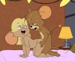  2018 all_fours cute doggystyle duo female from_behind_position happy jerry_(tom_&amp;_jerry) machine male male/female mammal mouse nude open_mouth robot rodent sex sex_toy sexilydrawn smile soulcentinel springtail sweat tom_and_jerry training 