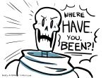  ?! angry animated_skeleton bone bones-n-boners clothing dialogue english_text humanoid male not_furry papyrus_(undertale) simple_background skeleton solo text undead undertale video_games white_background yelling 