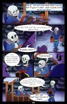  absolutedream animated_skeleton bone burger clothed clothing comic english_text food ketchup papyrus_(undertale) phone sans_(undertale) skeleton speech_bubble text undead undertale video_games 