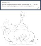  ask_blog balls beckoning bedroom_eyes belly big_balls big_belly big_hands big_penis black_and_white half-closed_eyes huge_balls huge_penis kinglyarts_(artist) legendary_pok&eacute;mon looking_at_viewer lugia male monochrome moobs nintendo penis pok&eacute;mon pok&eacute;mon_(species) seductive simple_background slightly_chubby solo tagme teasing thick_thighs video_games white_background 