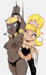  &lt;3 2018 4_fingers aladdin anthro bdsm bedroom_eyes billy_and_mandy black_hair blonde_hair bondage bound breasts brown_fur cartoon_network cat clothed clothing corset crossover dbaru deity digital_media_(artwork) disney domination duo egyptian eris_(cartoon_network) feline female female/female female_domination female_on_anthro fur garter_straps hair half-closed_eyes human human_on_anthro interspecies legwear lingerie mammal mirage_(aladdin) navel nipples open_mouth panties pilstick pose seductive smile standing the_grim_adventures_of_billy_and_mandy thigh_highs topless underwear 