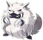  commentary creature english_commentary etherealhaze full_body looking_at_viewer no_humans pokemon pokemon_(creature) pokemon_gsc_beta standing sugimori_ken_(style) transparent_background warwolf 
